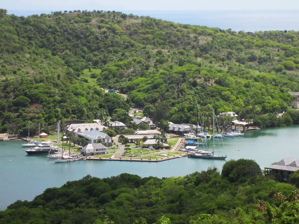 Nelson's Dockyard, a landmark associated with Antigua and Barbuda