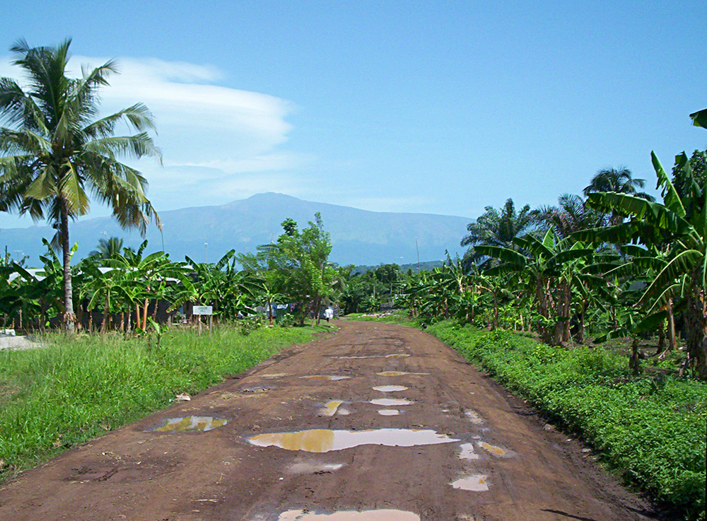 Mount Cameroon, a landmark associated with Cameroon