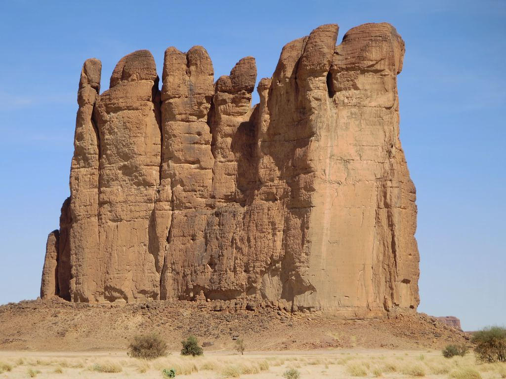 Ennedi Plateau, a landmark associated with Chad