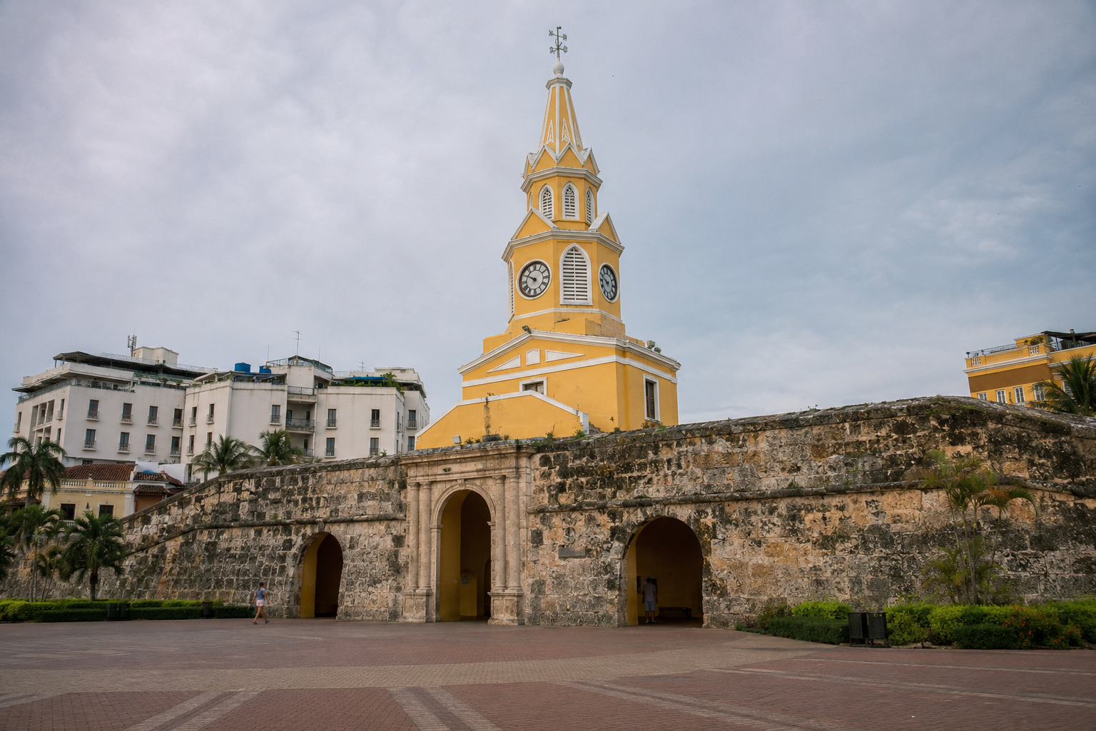 Cartagena Old Town, a landmark associated with Colombia