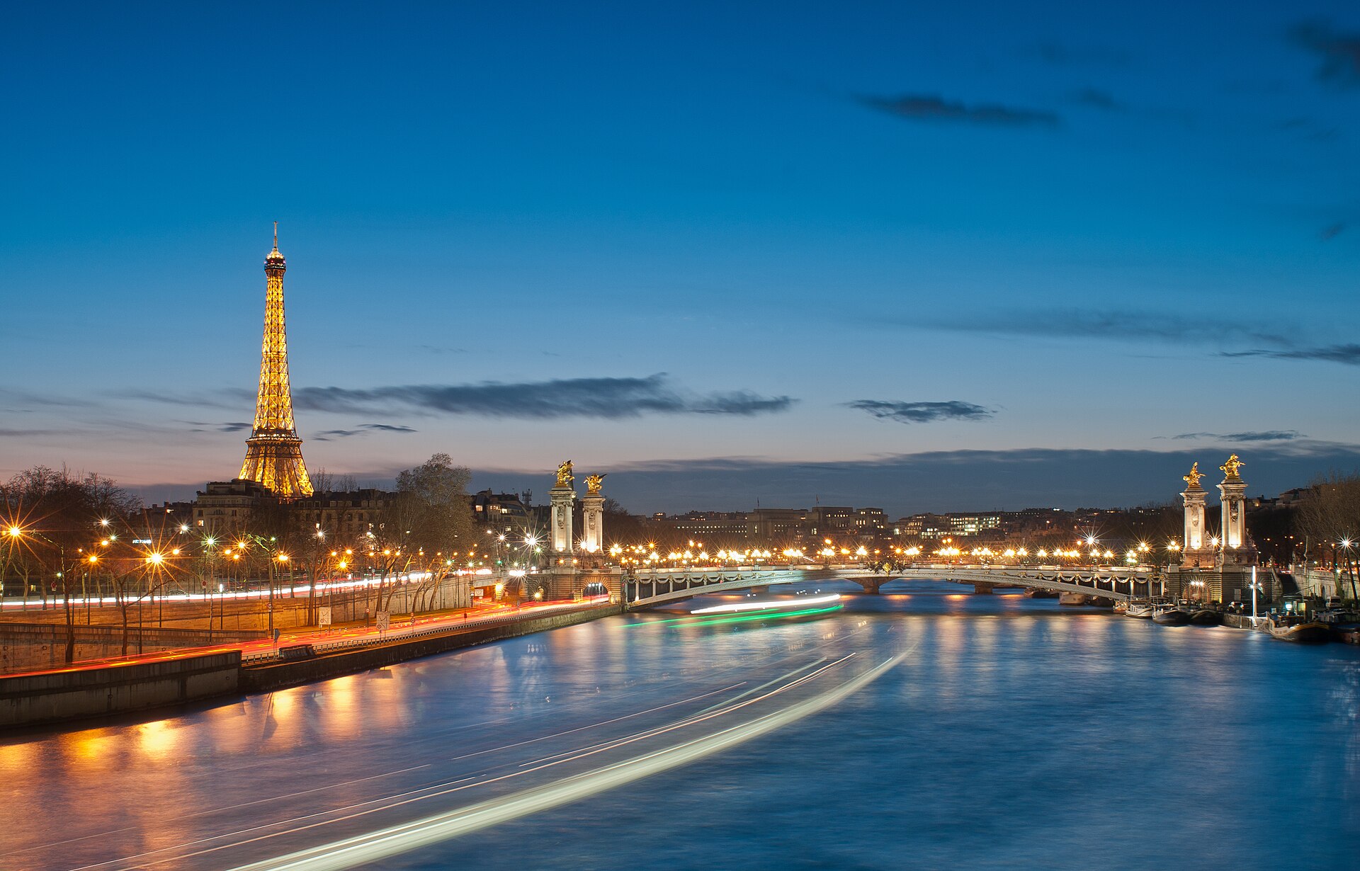 Eiffel Tower, a landmark associated with France