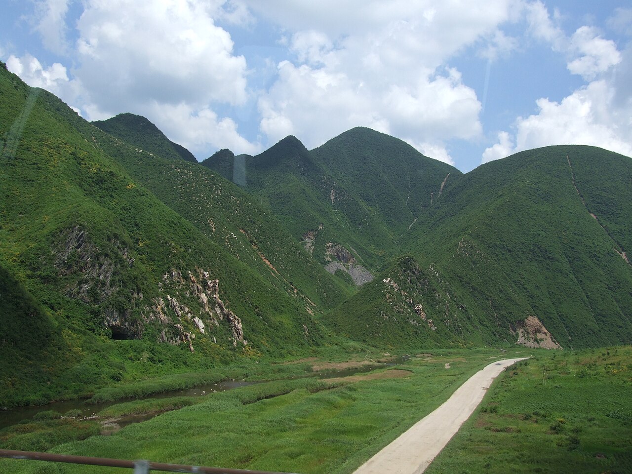 Mount Paektu, a landmark associated with North Korea