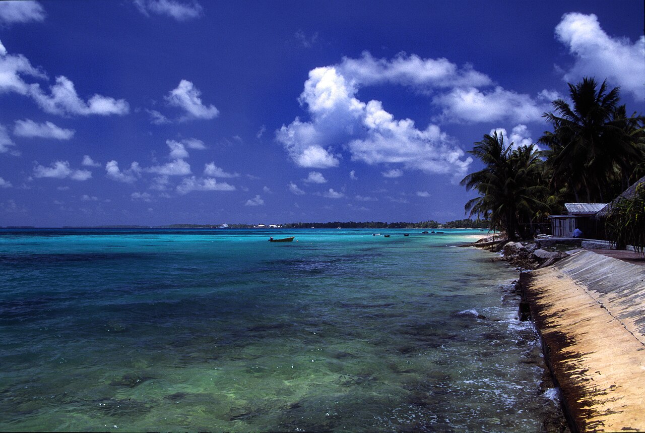 Funafuti Lagoon, a landmark associated with Tuvalu