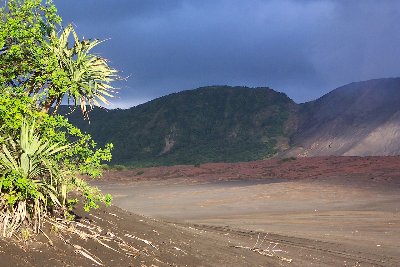 Mount Yasur, a landmark associated with Vanuatu